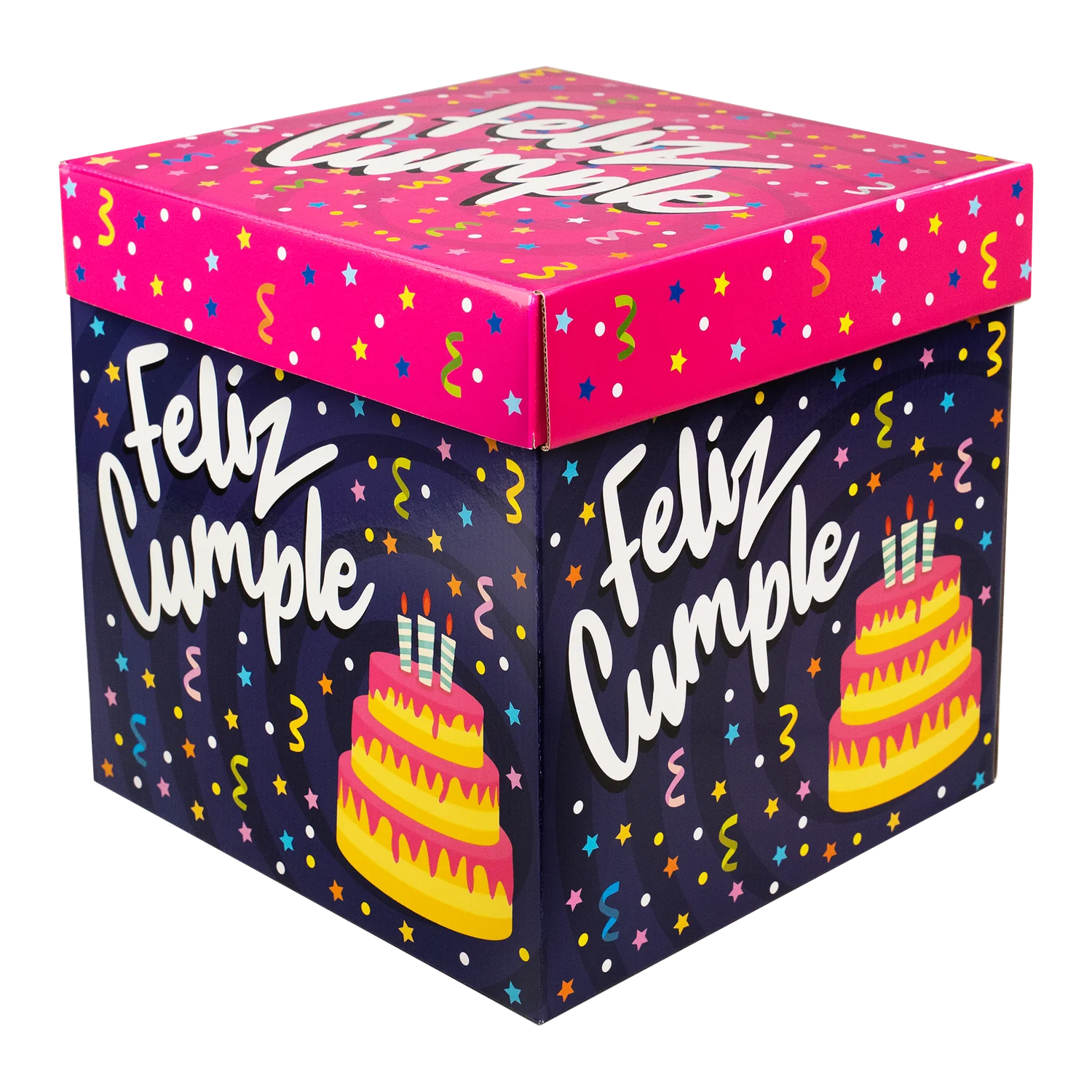 Cubo Decorado 9400-Feliz cumple-diseño 1
