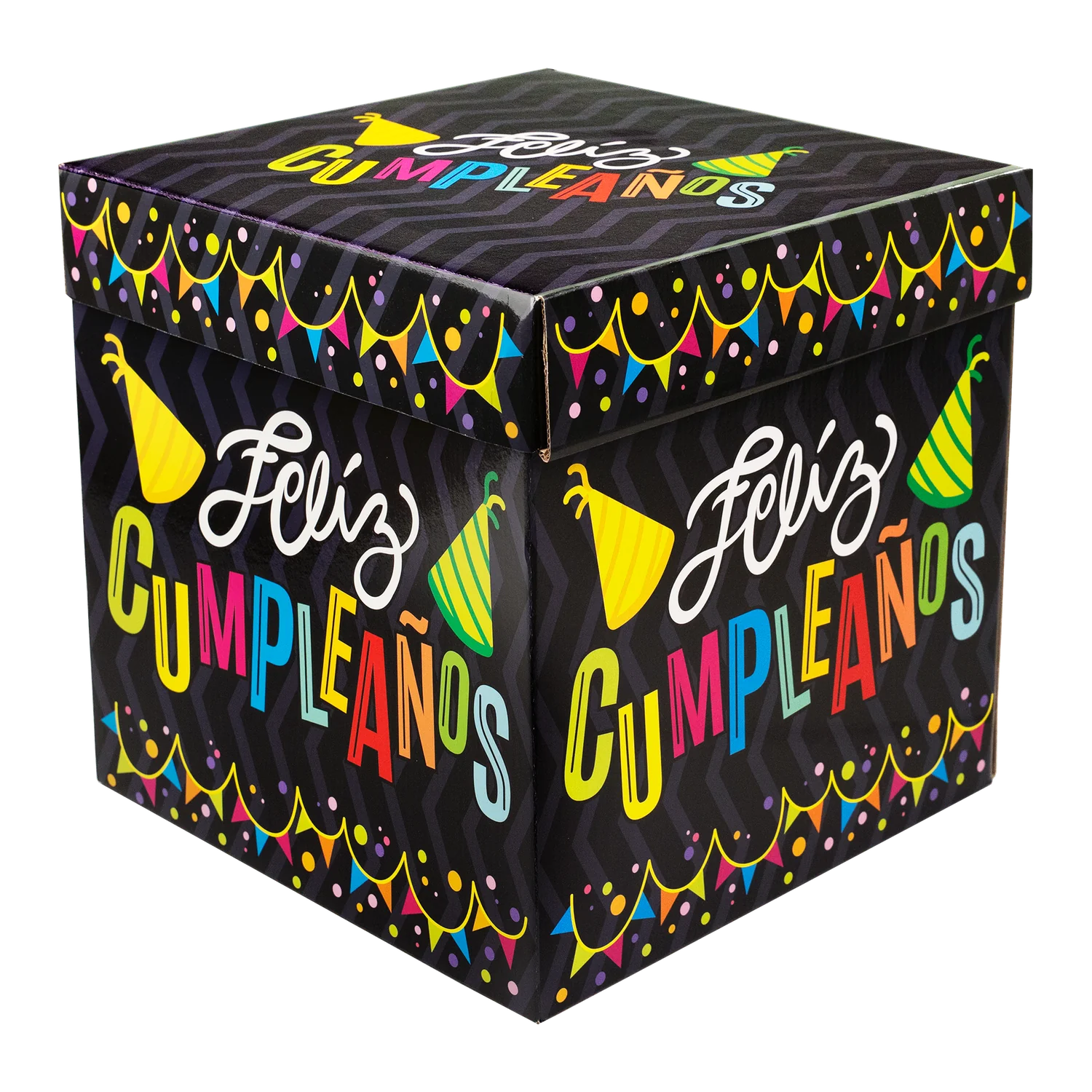 Cubo Decorado 9400-Feliz cumple-diseño 3