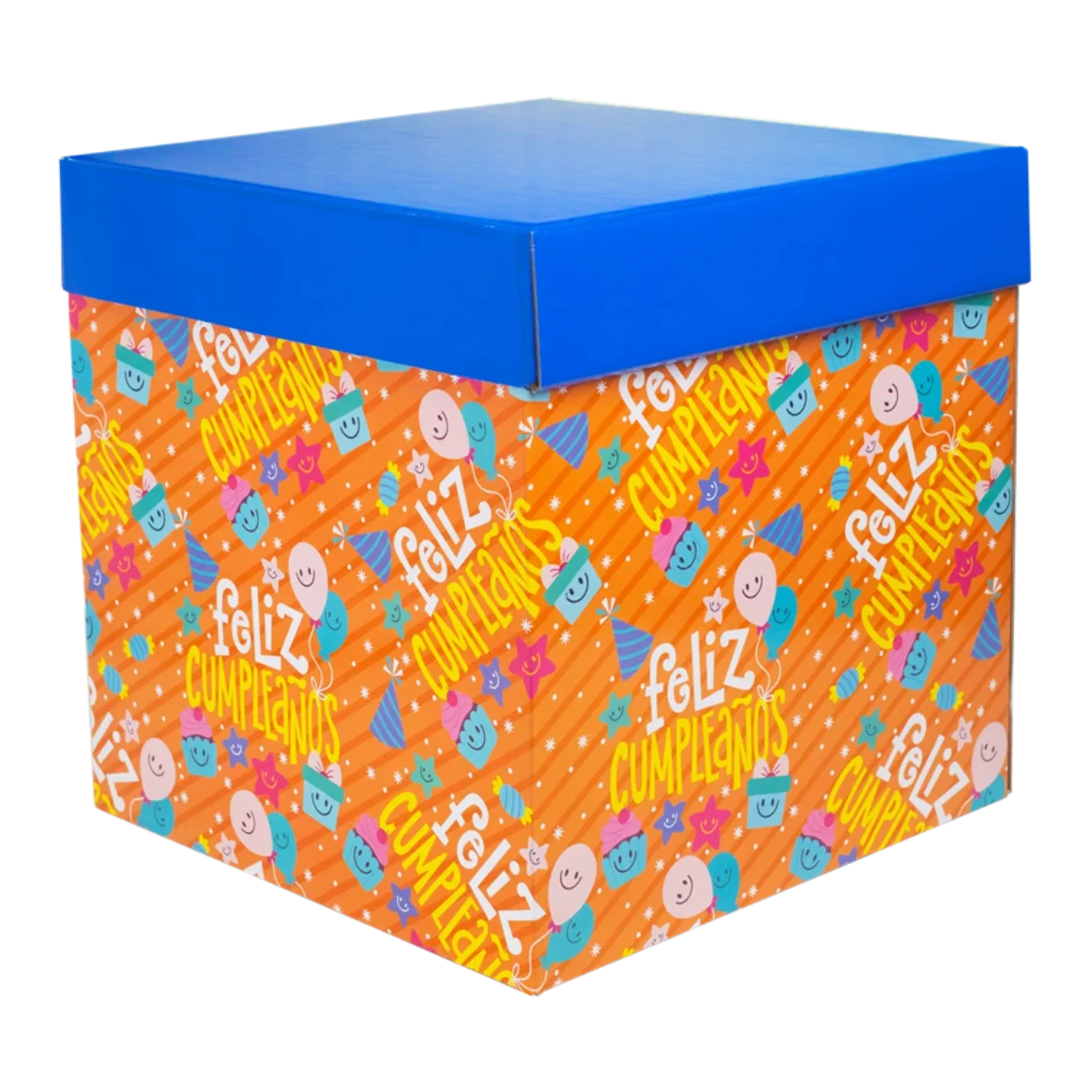 Cubo Decorado 9400 D-35 Feliz cumpleaños
