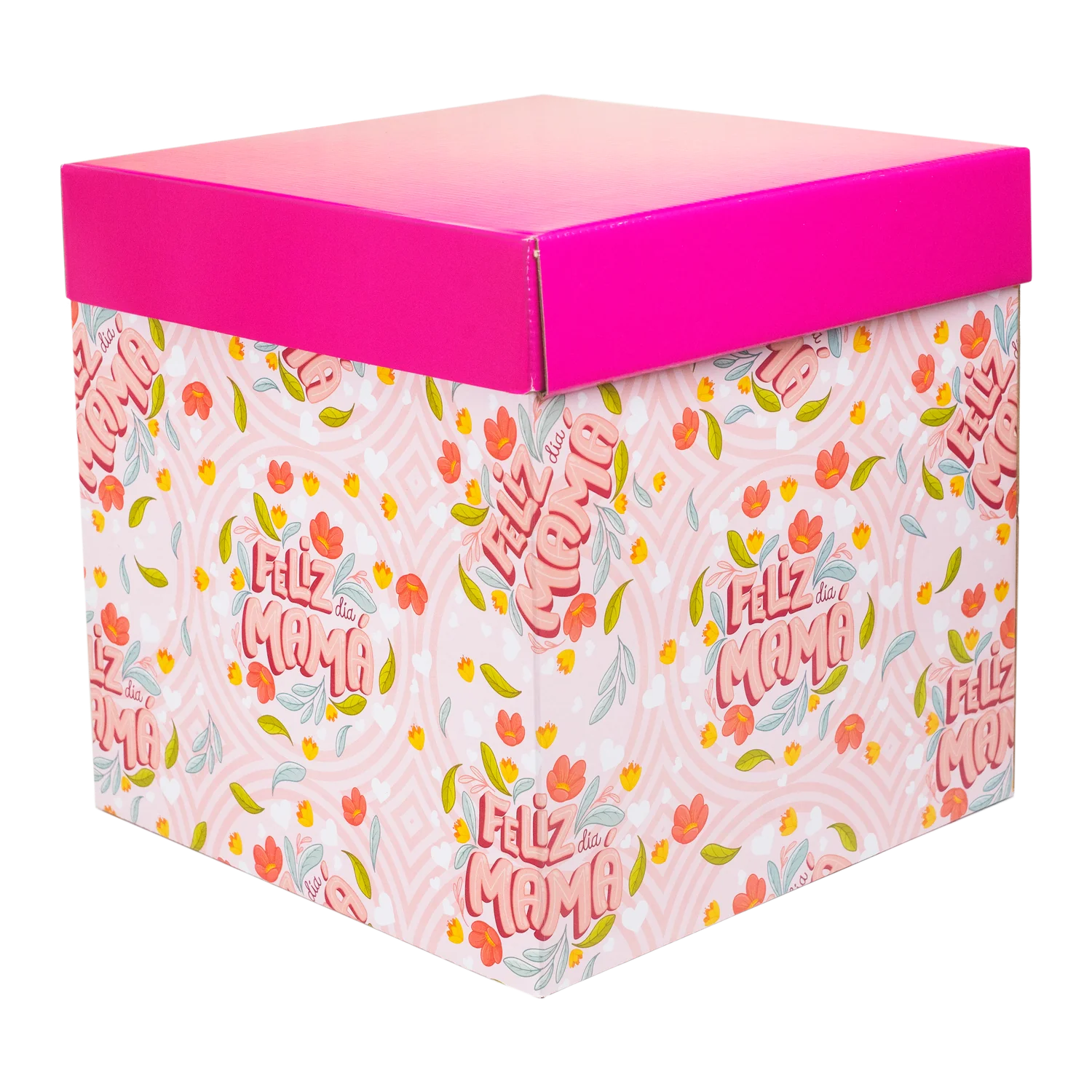 Cubo Decorado 9400 D-38 Feliz Día Mamá